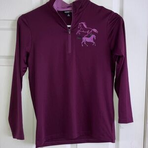 Kerrits Girls Quarter Zip Size Large